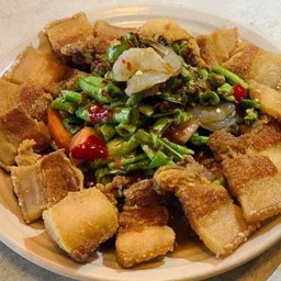 ตำถั่วหมูกรอบ