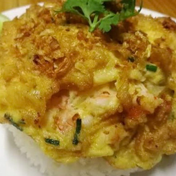 ข้าวไข่เจียวกุ้งสับ