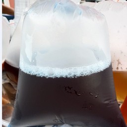 น้ำอัญชัน เปล่าๆ มัดปากถุงเล็ก