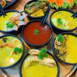 ชุดหนมจีนยกทะเล ขนมจีน2ตะกร้า(เหมาะสำหรับ 5-7 ท่าน)