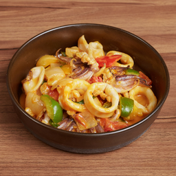 หมึกผัดไข่เค็ม