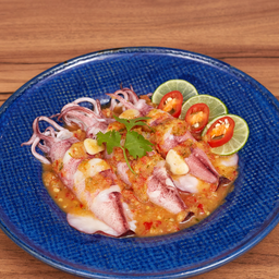 หมึกไข่นึ่งมะนาว