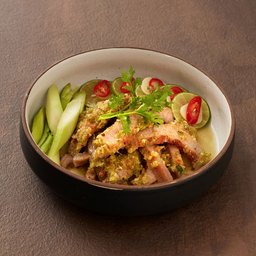 คอหมูย่างมะนาว