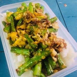 ถั่วแขกราดข้าว