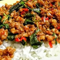 Pork Basil Rice