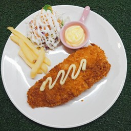 สเต็กปลาดอลลี่ทอด