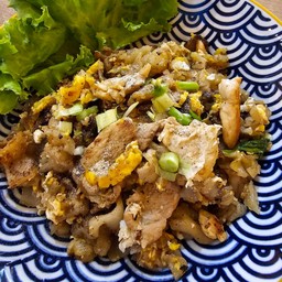 ก๋วยเตี๋ยวคั่ว หม่าล่า เส้นใหญ่