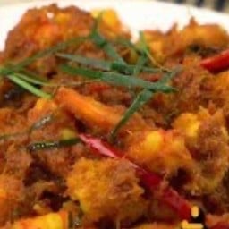 คั่วกลิ้งกุ้งสด