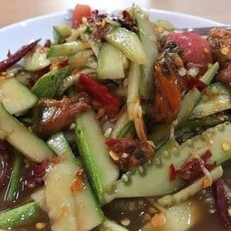 ตำแตงปูปลาร้าหอยดอง