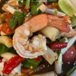 ตำไทยไหลบัวกุ้งสุก