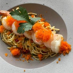 Spicy shrimp & roe spaghetti (LM)