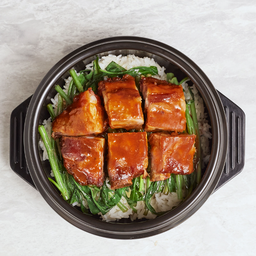 ข้าวซี่โครงหมูอบน้ำผึ้ง