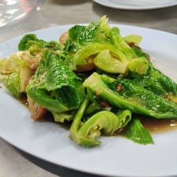 ผัดแขนงผัดน้ำมันหอย