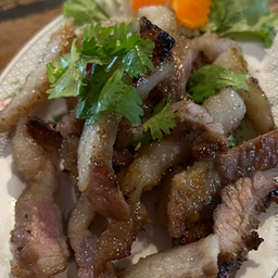 Crying tiger grilled beef with a zesty dipping sauce