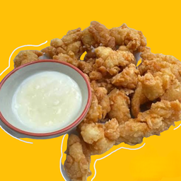 ไก่ป๊อบซอสครีมมะนาว
