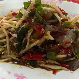 ตำกุ้งสด-สุก