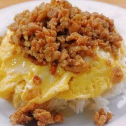 ข้าวไข่ข้นหมูสับ