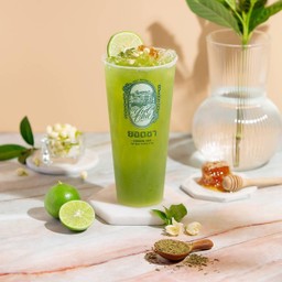 กรีนทีดอกมะลิเชียงใหม่ น้ำผึ้งป่า มะนาวแป้นรำไพสด