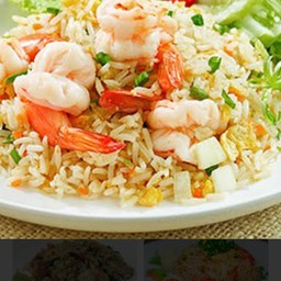 ข้าว_ผัดรวมมิตร +ไข่ดาว