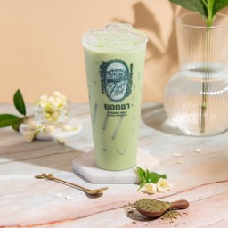 กรีนทีลาเต้ดอกมะลิเชียงใหม่