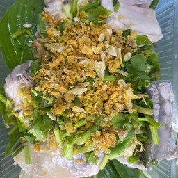 ปลากะพงลวกจิ้ม