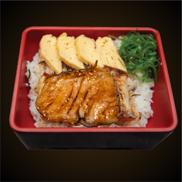 ข้าวหน้าปลาหิมะเทริยากิ