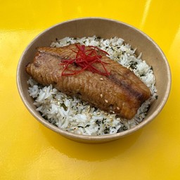 ข้าวหน้าปลาดุกย่าง [Kabayaki Don]