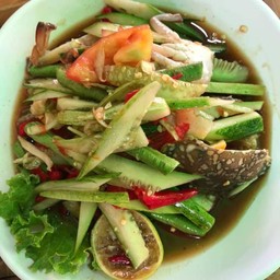ตำแตงปูปลาร้าปูม้า