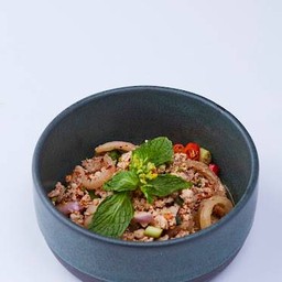 ลาบหมู (Spicy Minced Pork Salad)