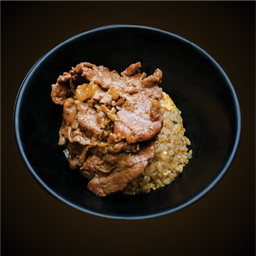 ข้าวผัดเนื้อกระเทียม