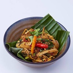 หมกหน่อไม้ (Isan Steamed Bamboo Shoote)