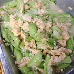 บวบผัดไข่ ถุงละ