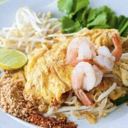 ผัดไทกุ้งสด