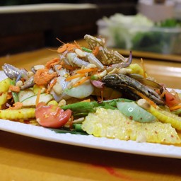 ตำข้าวโพดปูม้า