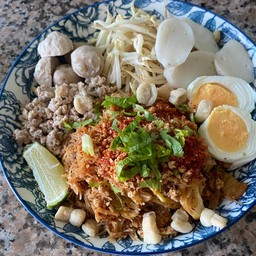 หมี่คลุกโบราณภาพถ่ายเพื่อโฆษณา