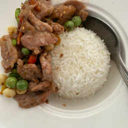 หมูผัดน้ำพริกกะปิ