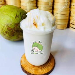 ชาเย็น ชาไทย มะพร้าวน้ำหอมนมสดปั่น  ( มะพร้าวบ้านแพ้วแท้ 100%)