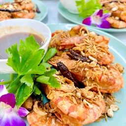 กุ้งทอดซอสมะขาม