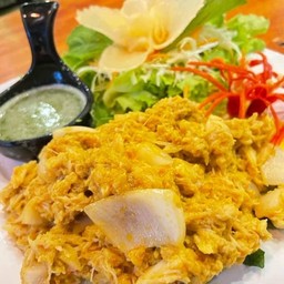 ปลาหมึกผัดผงกะหรี่