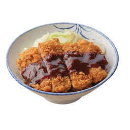 ข้าวหน้าไก่ทอดทงคัดสึ+ซุป