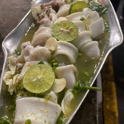 หมึกนึ่งมะนาว