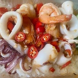 ข้าวทะเลคั่วพริกเกลือ แซ่บบไม่ไหววว