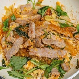 สุกี้แห้งผักรวมซอสหม่าล่า (ระบุเนื้อหมู  หมูเนื้อไก่)