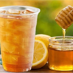 Ice honey lemon tea ชาน้ำผึ้งมะนาว