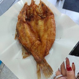 ปลากระพงทอด