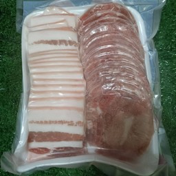 หมูสไลด์ 2ใจ