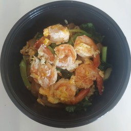 ผัดซีอิ๊วกุ้ง