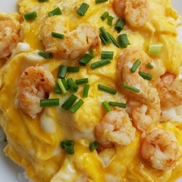 ข้าวไข่ข้นกุ้ง