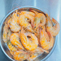 กุ้งแช่บ๋วยอบเกลือ