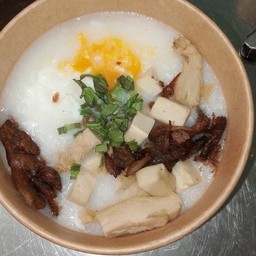 โจ๊กเห็ดหอม เนื้อเจ